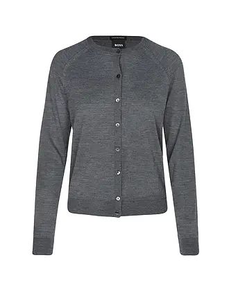 BOSS | Strickjacke FONAMI | grau